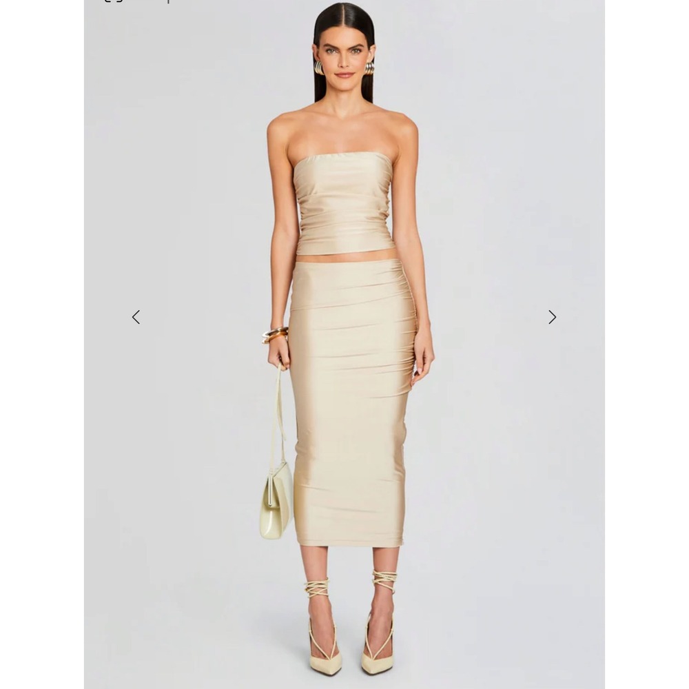 NWT Ser.o.ya x‎ Retrofete Muriel Muriel Bandage Midi Skirt Sz XXS $248